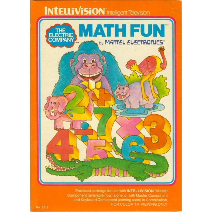 Math Fun (Intellivision) - Just $0! Shop now at Retro Gaming of Denver