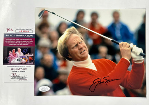 Jack Nicklaus The Golden Bear Signed PGA Golf Legend 8x10 Photo With JSA COA - for just $120! 