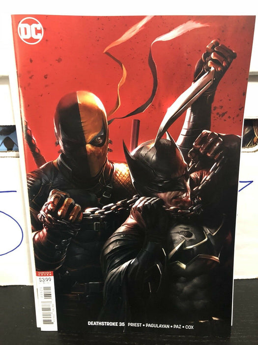 Deathstroke Vol 4 #35 Francesco Mattina Cover B Variant 2018 Batman DC Comics - for just $12.99! 