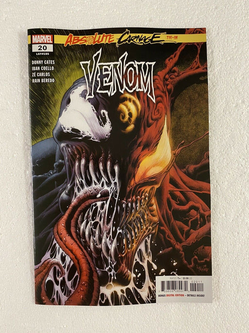 Venom #20 Cover A Kyle Hotz 2019 Final Absolute Carnage Tie In Marvel Comics - for just $5.49! 