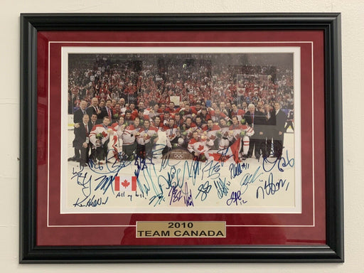 Team Canada Hockey 2010 Team Signed 12x18 Custom Framed Crosby Yzerman 20+ Sigs! - for just $1500! 