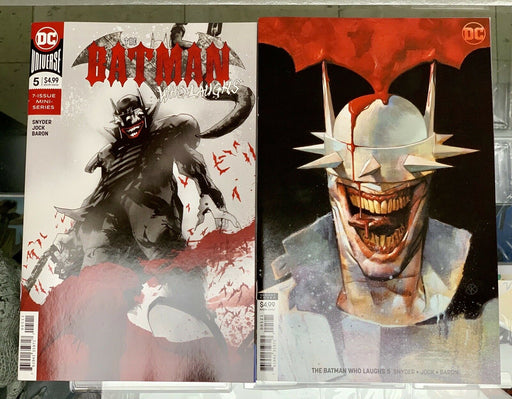 Batman Who Laughs #5 Set Of 2 Jock Cover & Kalvachev Variant DC Comics 2019 - for just $14.99! 