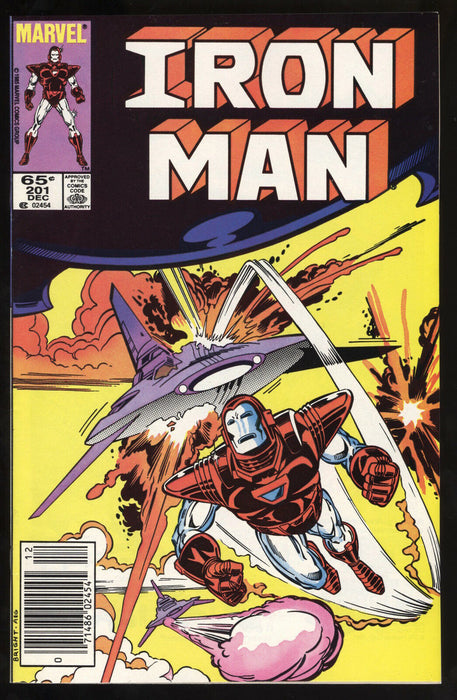 IRON MAN #201 VOL 1 MARVEL COMICS Tony Stark Avengers - for just $7.99! 