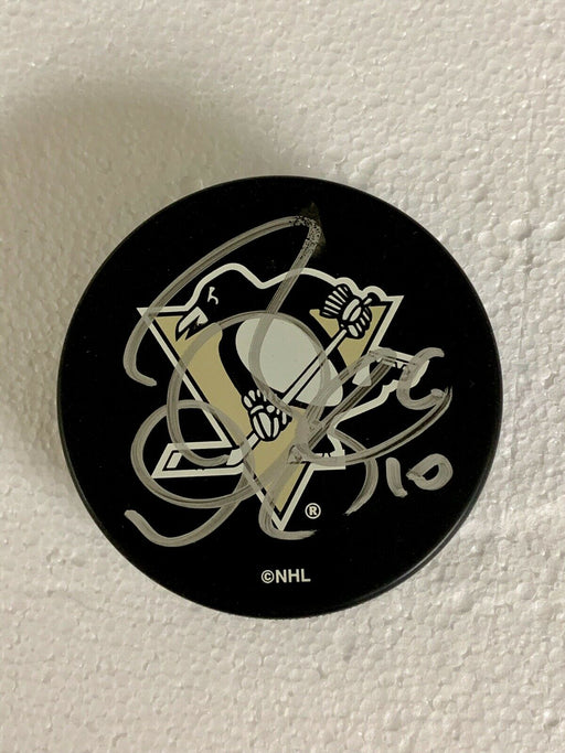 Gary Roberts Signed Pittsburgh Penguins NHL Hockey Puck Scary Florida Panthers - for just $29.99! 