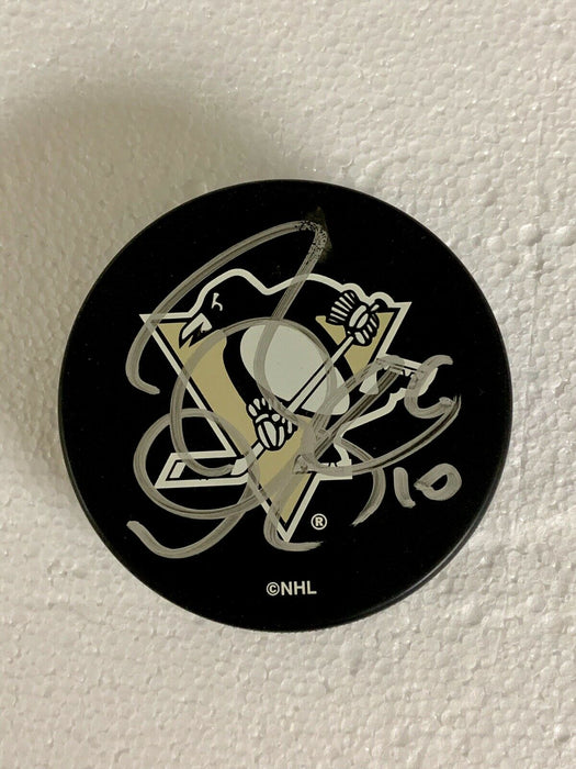 Gary Roberts Signed Pittsburgh Penguins NHL Hockey Puck Scary Florida Panthers - for just $29.99! 