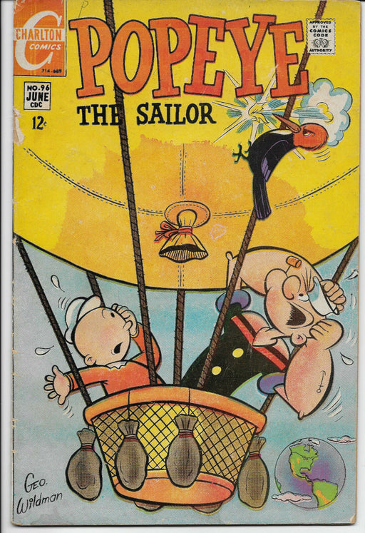 Popeye The Sailor 96 Geo Wildman Charlton Comics Olive Oil - for just $17.99! 
