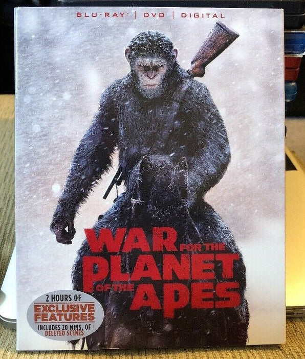 War For The Planet Of The Apes Sealed Blu-ray/ DVD And Digital Copy Combo Pack - for just $14.99! 