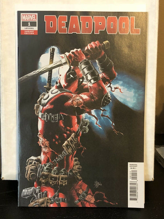 Deadpool #1 Volume 5 Incentive Mike Deodato Jr Variant Cover Wade Wilson 2018 - for just $24.99! 