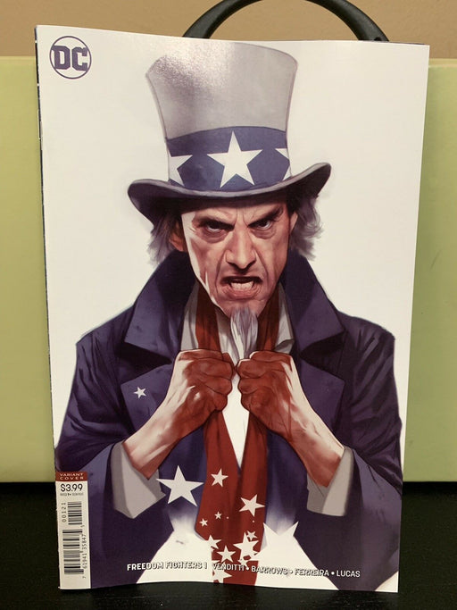 Freedom Fighters #1 Ben Oliver Cover B Variant Cover Uncle Sam 2018 - for just $9.99! 