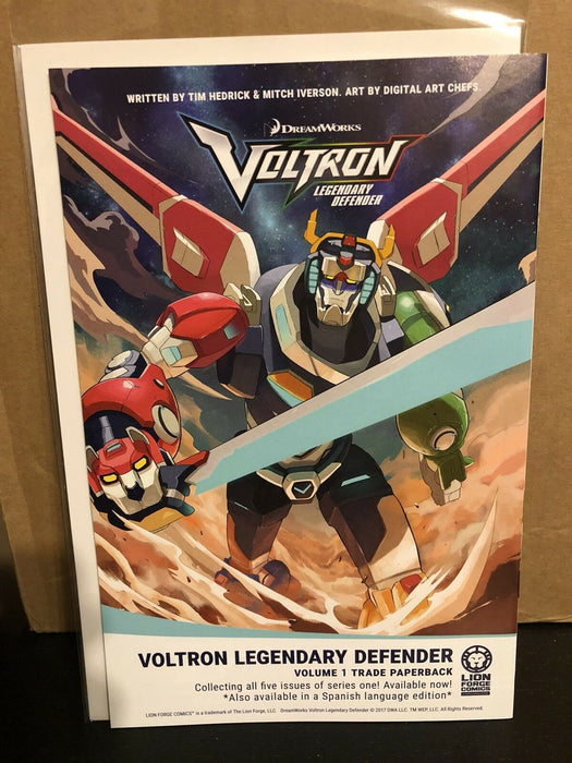 Voltron Legendary Defender Vol. 2 #4 Cover A Lion Forge Black Blue Red Green - for just $3.99! 