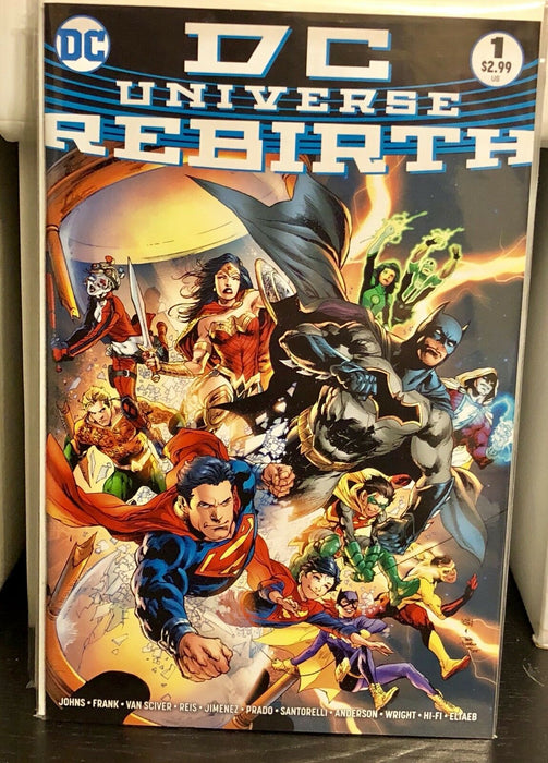 DC Universe Rebirth #1 Ivan Reis Cover And Regular A Batman Superman Flash Green - for just $17.99! 