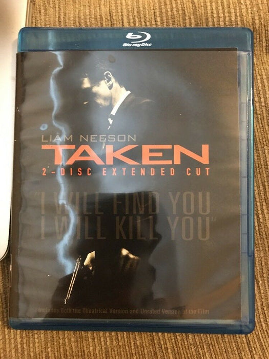 TAKEN AND TAKEN 2 Blu-ray Set Liam Neeson Extended And Unrated 2009 2012 - for just $14.99! 