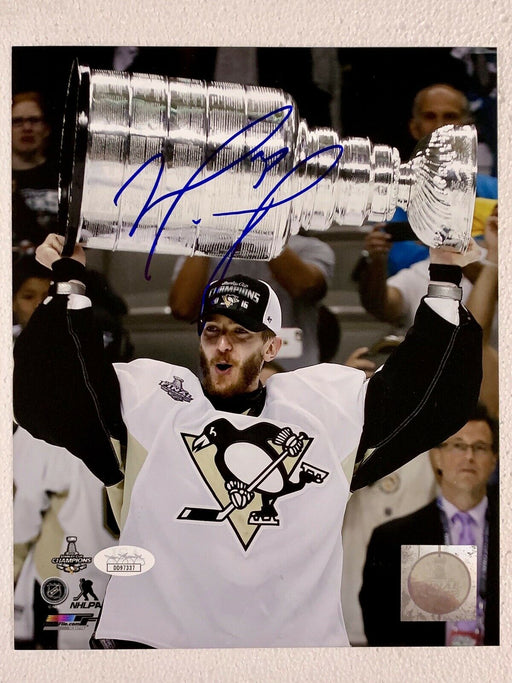 Matt Murray Signed Pittsburgh Penguins 8X10 Photo With JSA COA GOALTENDER - for just $59.99! 