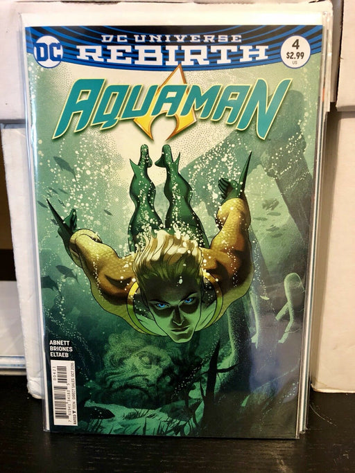 AQUAMAN #4 - JOSHUA MIDDLETON VARIANT REBIRTH COVER - DC COMICS - 2016 - for just $9.99! 