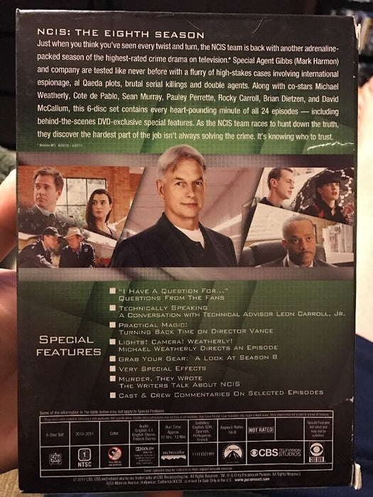 NCIS: The Eighth Season (DVD, 2011, 6-Disc Set) - for just $9.99! 