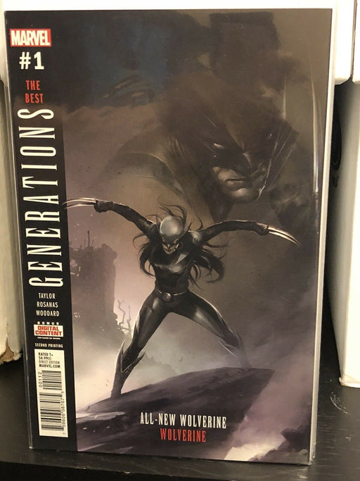 Generations Wolverine And All New #1 2nd Print Mattina Variant X-23 Logan Laura - for just $9.99! 