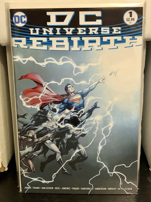 DC Universe Rebirth #1 Ivan Reis Cover And Regular A Batman Superman Flash Green - for just $17.99! 