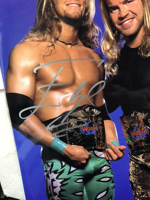 WWE Edge Signed 11x14 Photo W/ JSA COA Hall Of Fame W/ Christian Wrestling 2 - for just $39.99! 