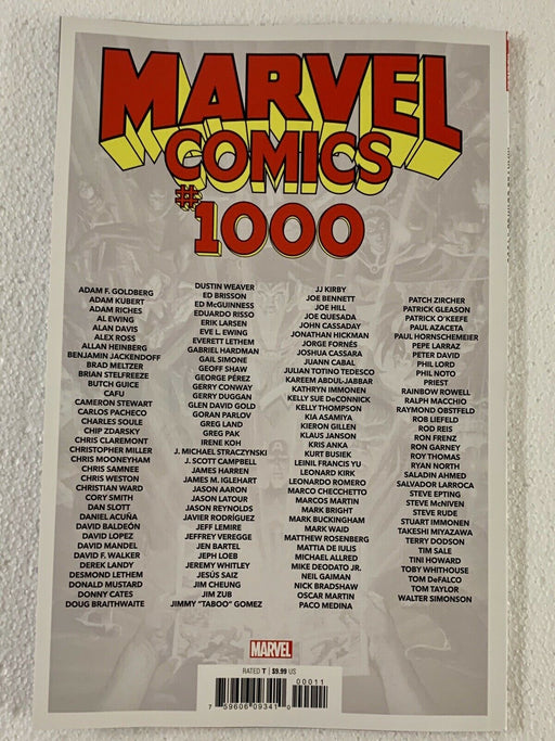 Marvel Comics #1000 (2019) Alex Ross Cover A Anniversary Issue - for just $9.99! 