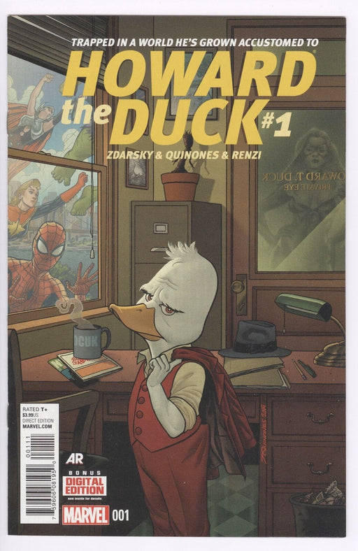 HOWARD THE DUCK #1 JOE QUINONES COVER ARTWORK MARVEL NOW 2015 Spider-Man - for just $7.99! 