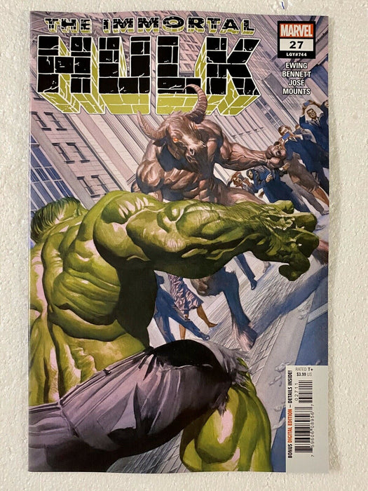 Immortal Hulk #27 Alex Ross Cover A 2019 Marvel Comics - for just $5.99! 