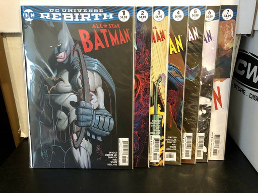 All Star Batman 1-7 DC Rebirth Comic Lot Run Set Of 7 Snyder Collection Jock - for just $39.99! 
