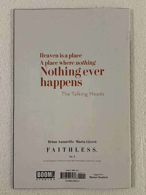Faithless #5 Cover A Boom Studios Brian Azzarello Maria Llovet Mature Readers - for just $5.99! 
