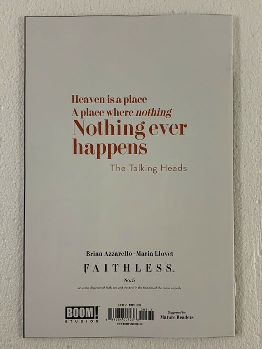 Faithless #5 Cover A Boom Studios Brian Azzarello Maria Llovet Mature Readers - for just $5.99! 
