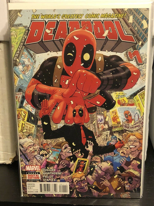 Deadpool #1 -Tony Moore Cover A - Duggan Hawthorne 2016 Marvel Wade Wilson - for just $9.99! 