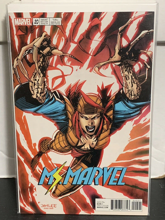 Ms Marvel #20 Lady Deathstrike X-Men Trading Card Jim Lee Variant 2017 Marvel - for just $9.99! 
