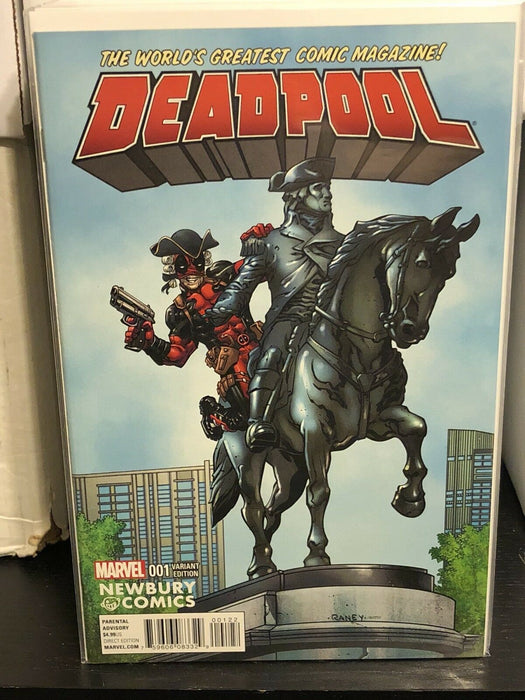Deadpool #1 Tom Raney Newbury Exclusive Variant Marvel Comics 2016 Wade Wilson - for just $14.99! 
