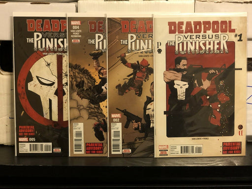 Deadpool Versus Punisher 1 2 4 5  Set Of 4 Books 1st Prints Missing #3 Marvel - for just $14.99! 