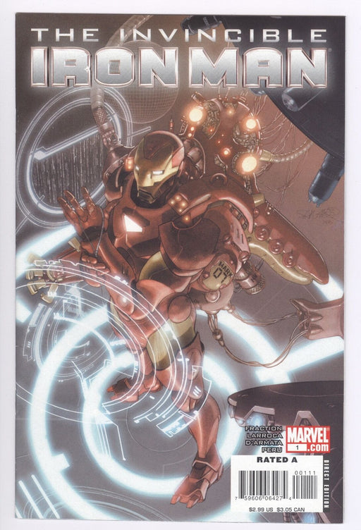 Invincible Iron Man #1 (Jul 2008, Marvel) Salvador Larroca cover - for just $14.99! 