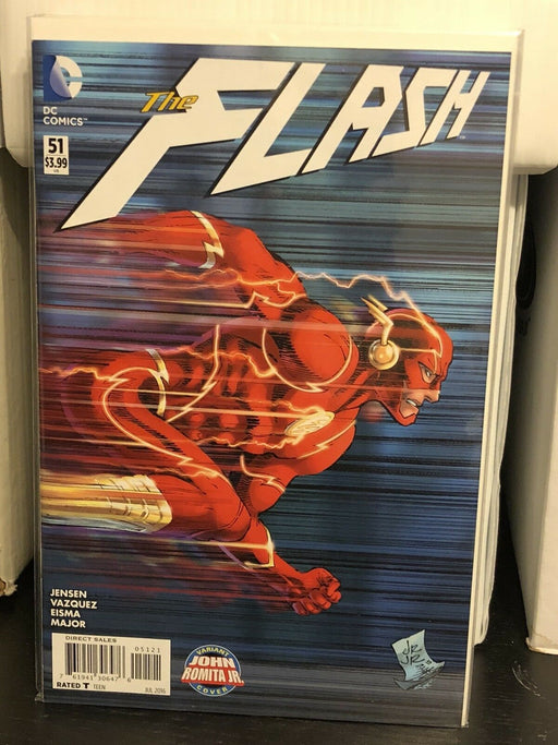 The Flash #51 John Romita Jr Month Cover B Variant DC Comics 2016 Barry Allen - for just $14.99! 