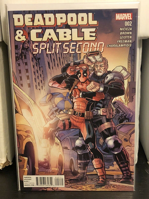 Deadpool and Cable: Split Second #1 and #2 Back To The Future Marvel Wade Wilson - for just $14.99! 
