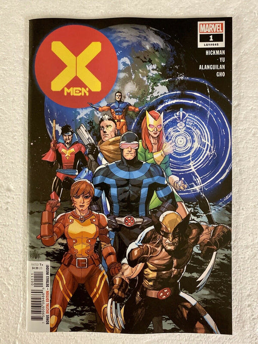 X-Men #1 Jonathan Hickman Cover A 2019 Marvel Comics Yu Wolverine Cyclops Jean - for just $7! 