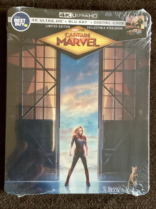 Captain Marvel (4K UHD + Blu-ray) Best Buy Exclusive Steelbook Carol Danvers NEW - for just $44.99! 