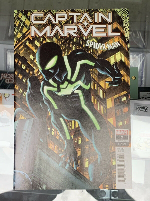 Captain Marvel #7 Mike McKone Spider-Man Symbiote Suit Cover B Variant - for just $5.99! 
