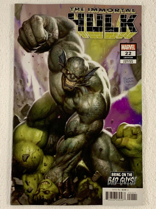 The Immortal Hulk #22 Ryan Brown Variant 2019 Marvel Comics BOBG - for just $7.99! 