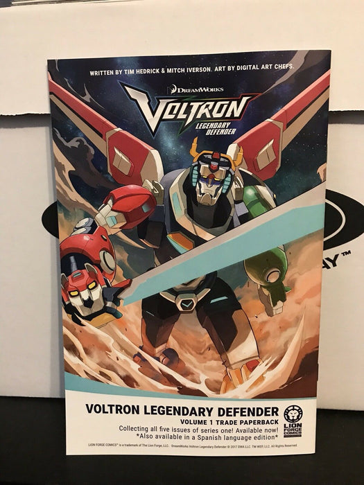 Voltron Legendary Defender Vol 2 #1 2017 Lion Forge Black Paladin Blue Green Red - for just $3.99! 
