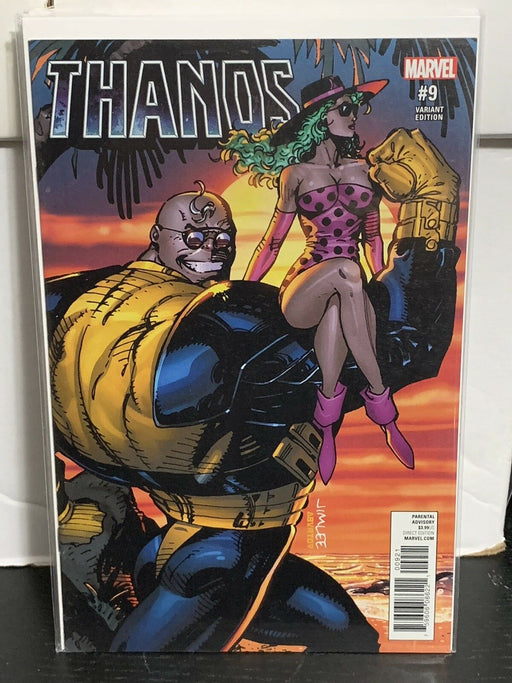 Thanos #9 Jim Lee Strong Guy & Polaris X-Men Trading Card Variant Marvel Comics - for just $9.99! 