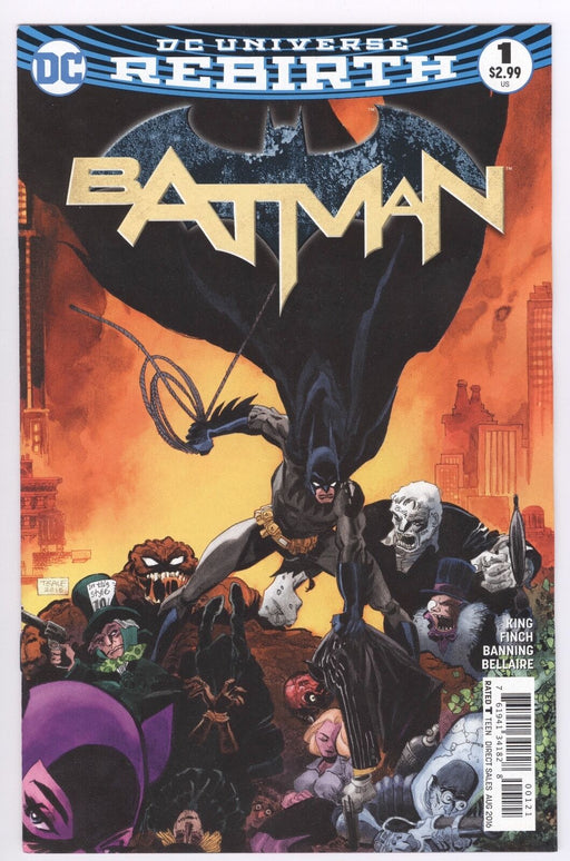 Batman #1 Vol 3 Tim Sale Incentive Variant 1:1 NM First Print Rebirth Finch - for just $9.99! 