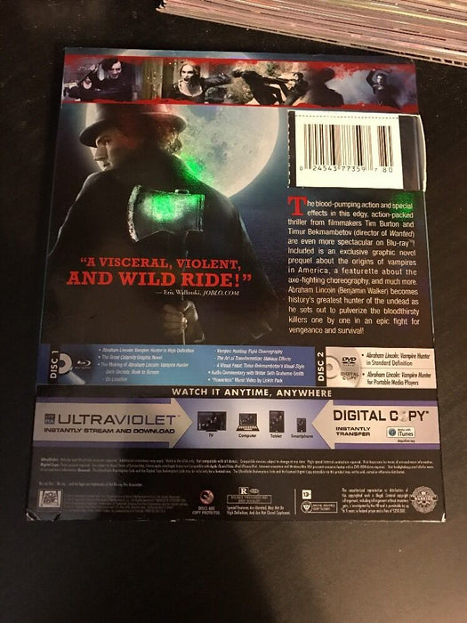 Abraham Lincoln: Vampire Hunter Blu-ray Disc, 2012, 2-Disc Set - for just $12.99! 