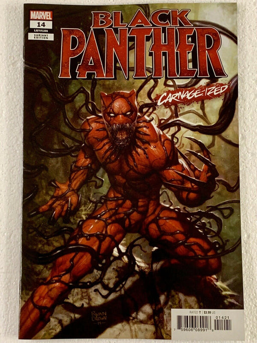Black Panther #14 Brown CARNAGE-IZED Variant Marvel Comics 2019 - for just $5.99! 