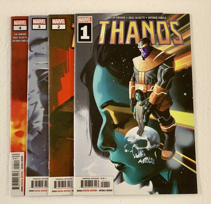 Thanos #1-4 Marvel Comics 1st Print 2019 Tini Howard Ariel Olivetti 2 3 First - for just $24.99! 