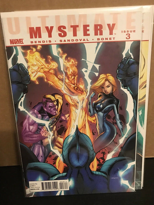 Ultimate Mystery #1 2 3 J Scott Campbell Set Of 3 Spider-Man Fury Fantastic Four - for just $19.99! 