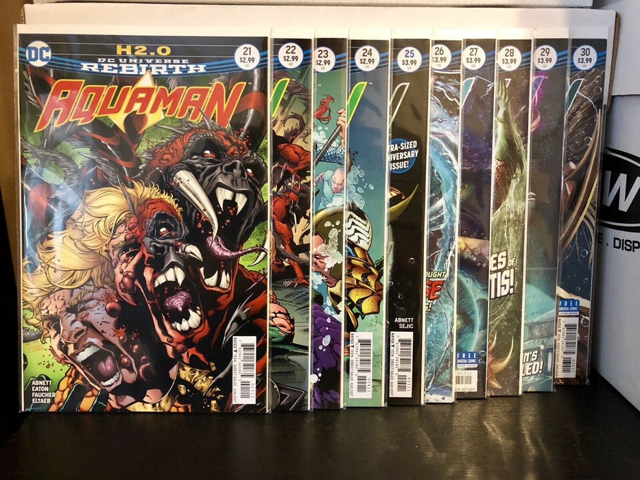 Aquaman #1-34 W/ Rebirth 1 And Annual 1 Complete Set 1st Print 2016 DC Comics - for just $199.99! 
