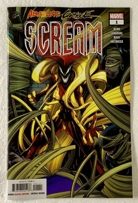 ABSOLUTE CARNAGE Scream #1 Sandoval 2019 Marvel First 1st App Of New Scream - for just $9.99! 