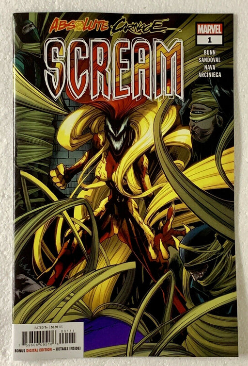 ABSOLUTE CARNAGE Scream #1 Sandoval 2019 Marvel First 1st App Of New Scream - for just $9.99! 