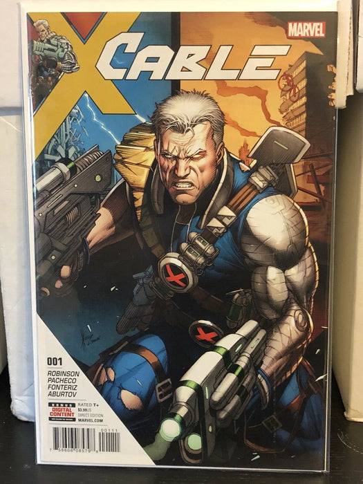 Cable #1 Andy Kubert 1:50 Variant W/ Cover A 1st Print 2017 Set Of 2 - for just $34.99! 